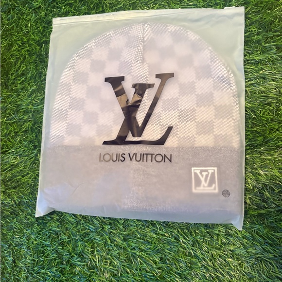 Louis Vuitton Gray Patterned Hat - Picture 3 of 3